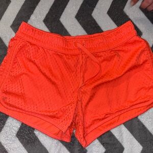 Russell Athletic Women's Bright Orange Shorts